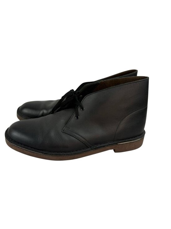Clark\'s Bushacre 2 Deseret Chukka Boots Mens 11 Black Leather Comfort Casual main image 9